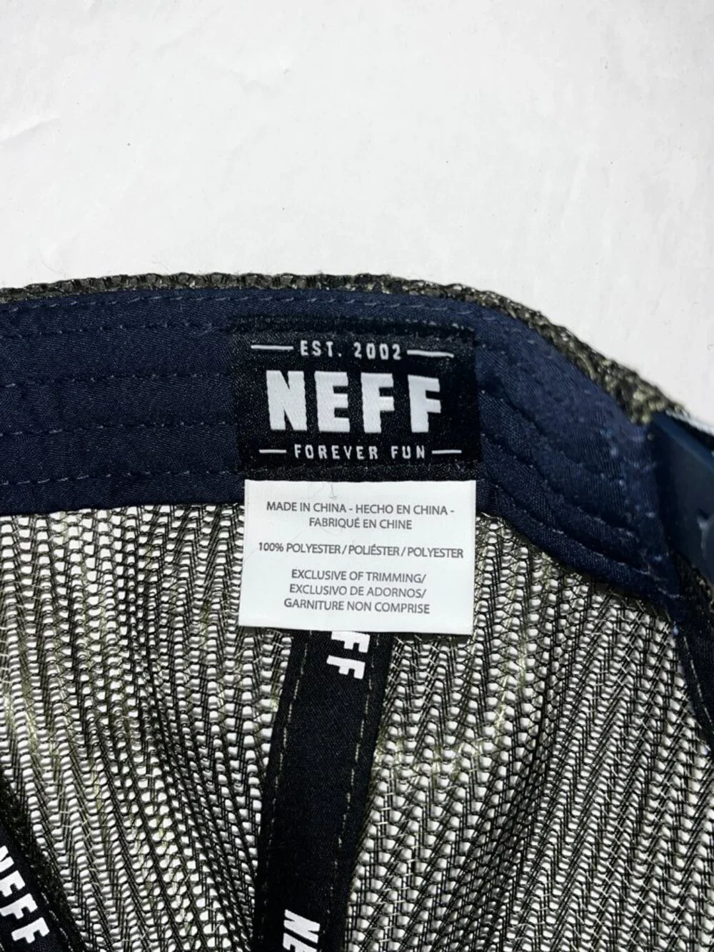 Neff navy blue